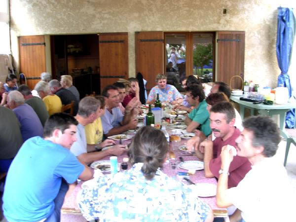 la table des vendangeurs